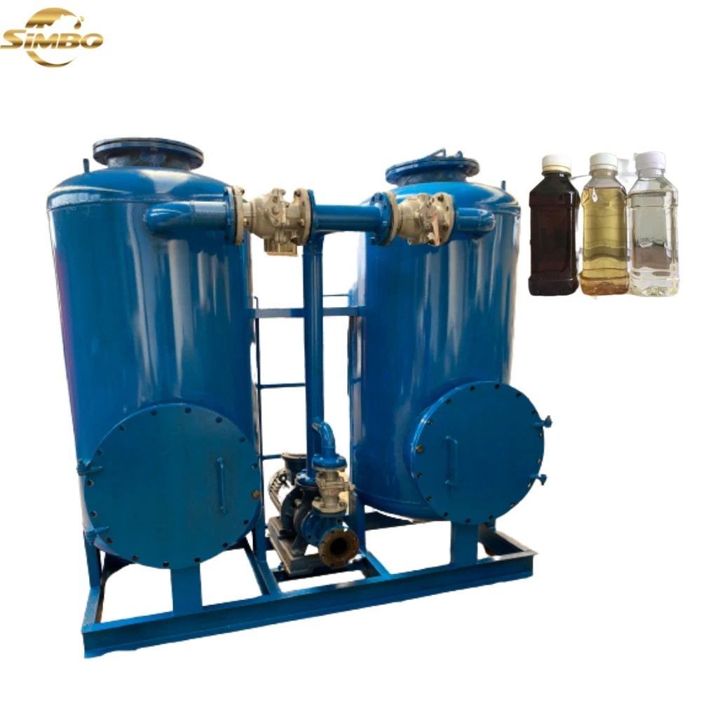 small investment industry oil cleaning equipment used black oil purifying machine