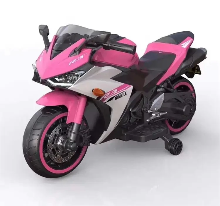 Wholesale 12V Electric Racing Motorcycle Toy for Kids Rechargeable Battery 3-Wheel Tricycle with Music Ride-On Style