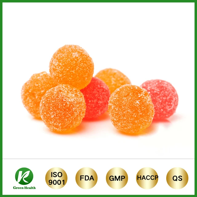 Hotselling Dietary Fiber Vitamin Heart shape Mix Berries Long Hair Vitamin growth Gummies