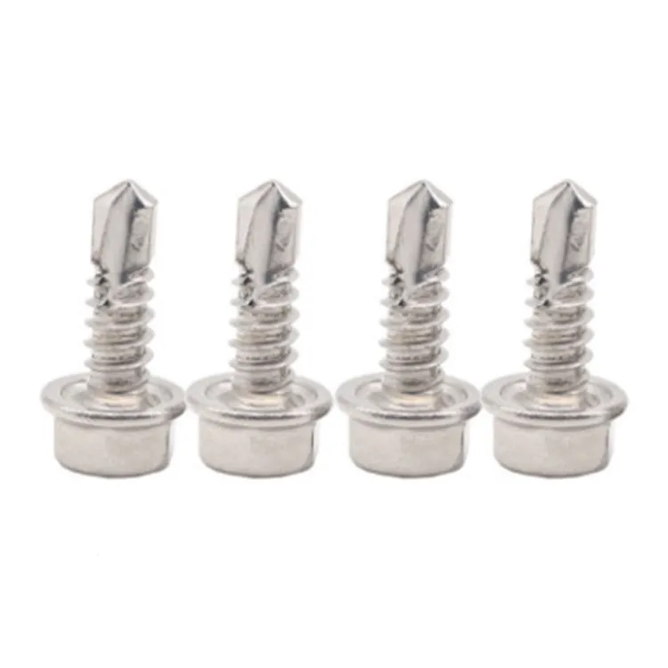 All size stainless steel zinc hex head self drilling screw for retail industry