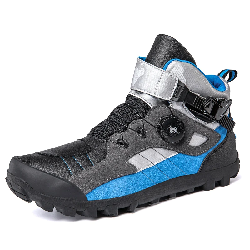 Motorcycle Racing Boots Men Botas Moto Motorcycle Shoes Motocross Boots Protective Touring Riding Boots For Autumn Winter