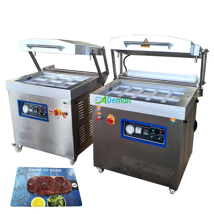 vacuum rib eye steak skin packing machine fish fillet chicken breast skin packer machine beef sausage skin packaging machine
