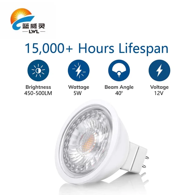 High Quality Gu10/Gu5.3 Mr16 Spotlights Led 5W 7W Dimmable Lampholder Woojong Low Price With Downlight