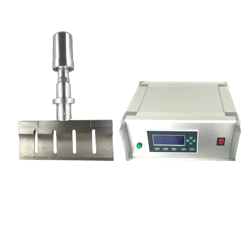 cosmetics toothpaste tube tail seal Plastic ultrasonic welding system machine 20 KHZ generator horn non-woven