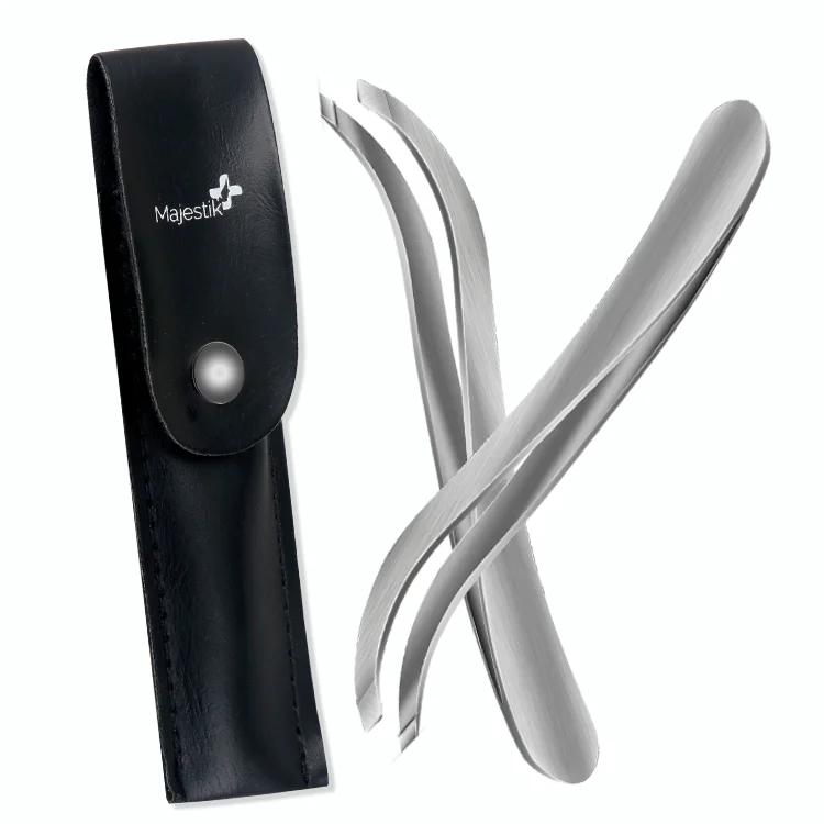 Original Factory Customized Cosmetic Tweezer Slanted Eyebrow Eyelash Tweezer Makeup Tools