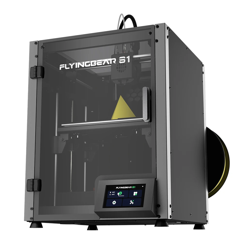 3D принтер FLYINGBEAR S1 с автоматической калибровкой скорость 500 мм/с высокая точность ± 0 1 мм размер печати 200*200*250 300 ° c прямой экструдер