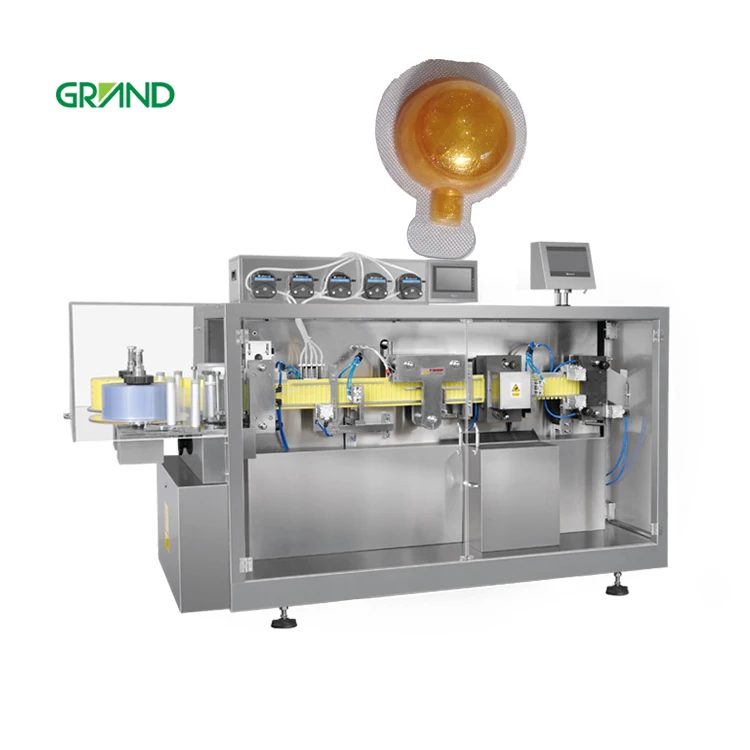 GGS-118P5 High accuracy automatic peristaltic pump plastic vials forming liquid filling sealing machine