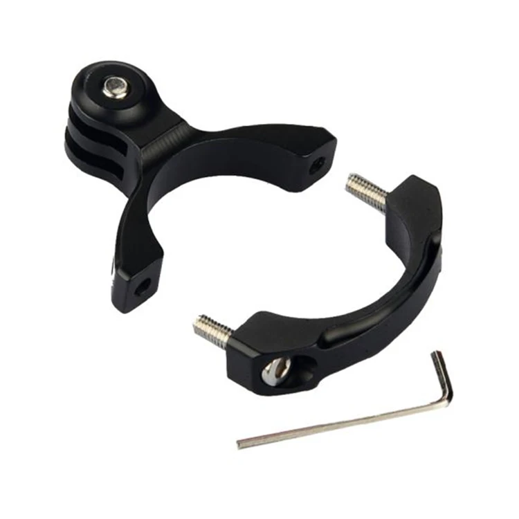Aluminum Alloy Clamp Bicycle Handlebar Mount Holder Adapter for Sport Action Cameras Gopros