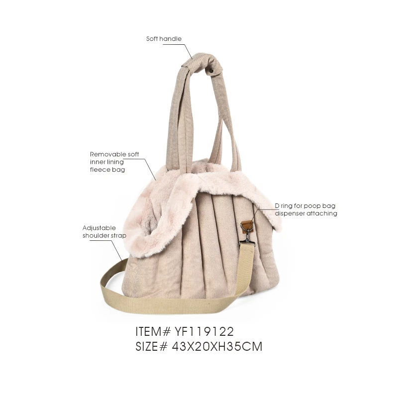 25 Pounds Fashionable Small Dog Handbag Car Seat Carrier Bag Pet Travel Carrier Bag