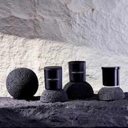 Hot selling candle making frosted can wholesale candle can matte black candle container with lid