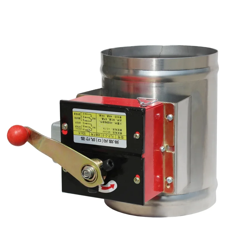 Good sealing Stainless steel round shape fire damper