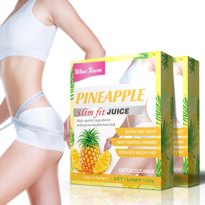 Slim Tummy Detox Tea Natural Private Label Pineapple flavor Instant Fruit Tea Slim Fit Pineapple Juice
