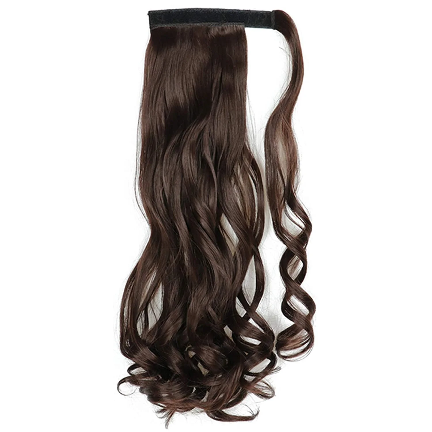 Aodale Hair Wholesale Heat Resistant Cheap Price 24 Inch Synthetic Curly Warp Around Ponytail