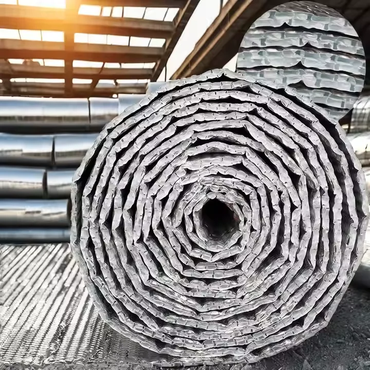 Double Bubble Reflective Foil Insulation 6mm Thickness with Aluminum Foil  Radiant Barrier Wrap for Warehouse Application
