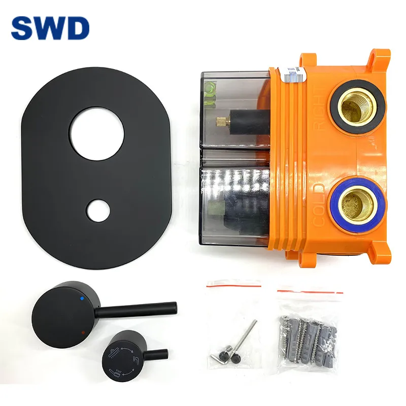 High Quality Hot Sale In European Countries Bathroom Brass Concealed Shower Set Handle Washroom Shower System