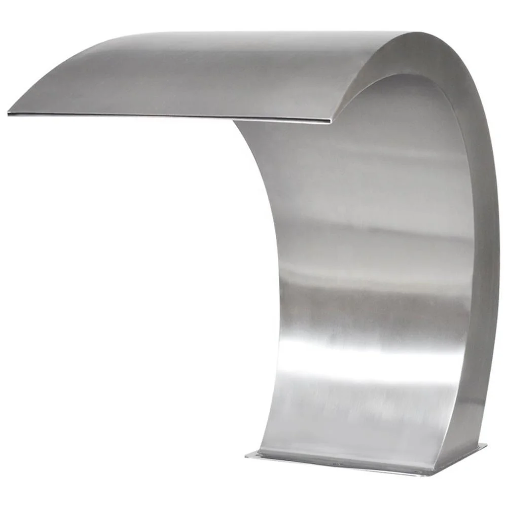 Stainless Steel Silver Waterfall Pool For In Ground Pools Outdoor Garden