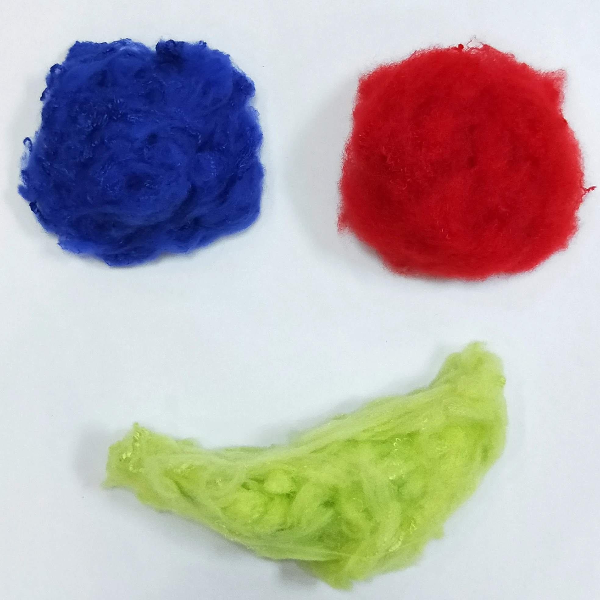 Regenerated GRS Hollow Conjugated Silicon 3D 7D 15D PSF 100% Recycled Polyester Staple Fiber For Filling Pillow Sofa