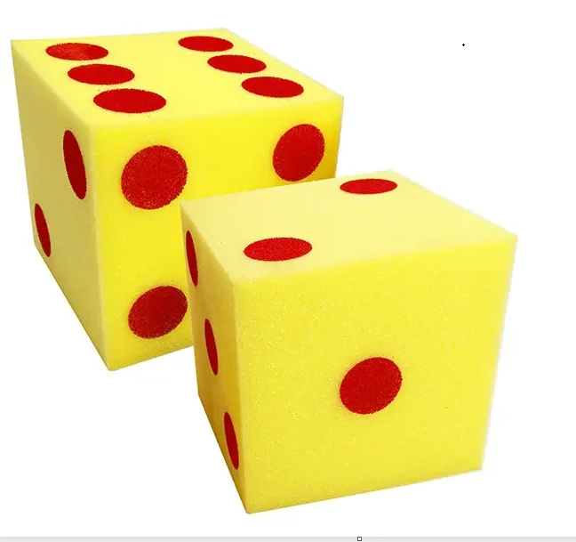 5 Inch Dice Sponge Foam Soft Toy Dice Sponge Foam Dice for kid school teaching