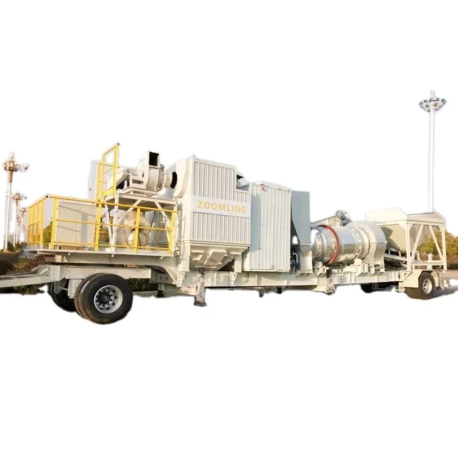 Mini Mobile Drum Mix Asphalt Plant with Capacity 40T/H