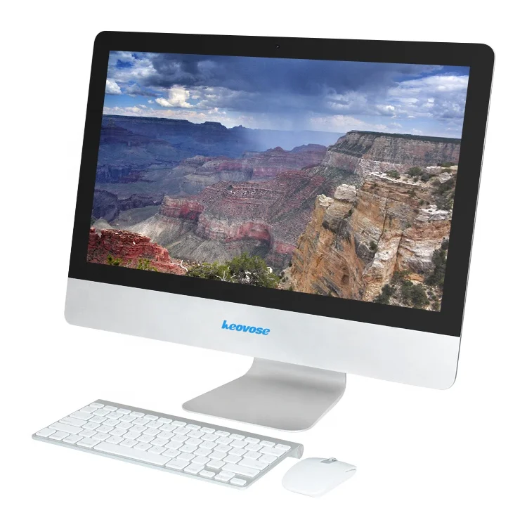 21.5Inch Core I3 I5 i7 Desktop Computer With Office Gaming Touch Monitors Barebone All In One PC LED