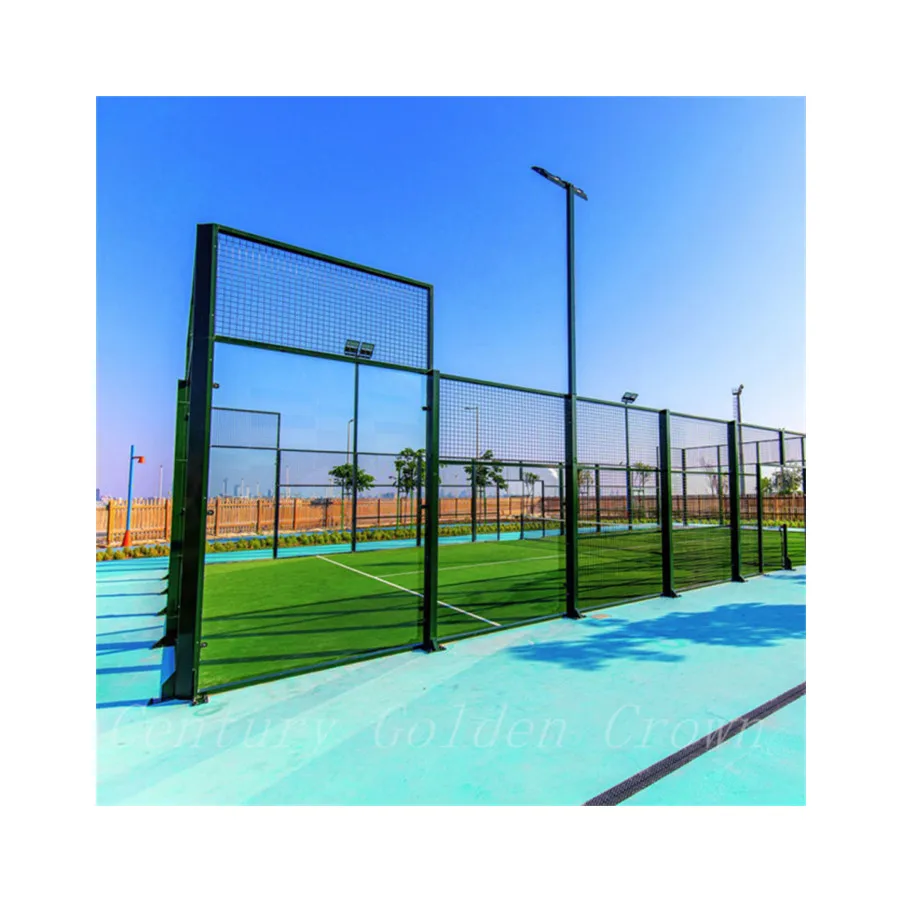 Multi Sport Flooring Sport Court Campo Da Padel /Padel Mesh With Artificial Grass
