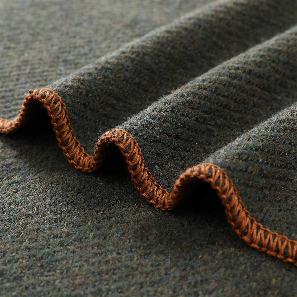 Outdoor Jungle Merino Wool  Winter Warm Thick Large Camping Blanket 25%W 72%P 3%N Blends Blanket