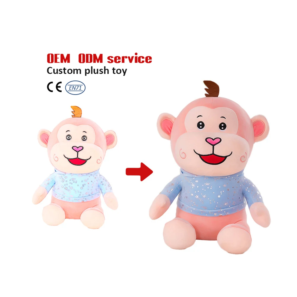 Custom Made Mascot Plush Toy OEM ODM Soft  Anime Cartoon Stuffed Animals Plushies Kawaii Doll Manufacturer