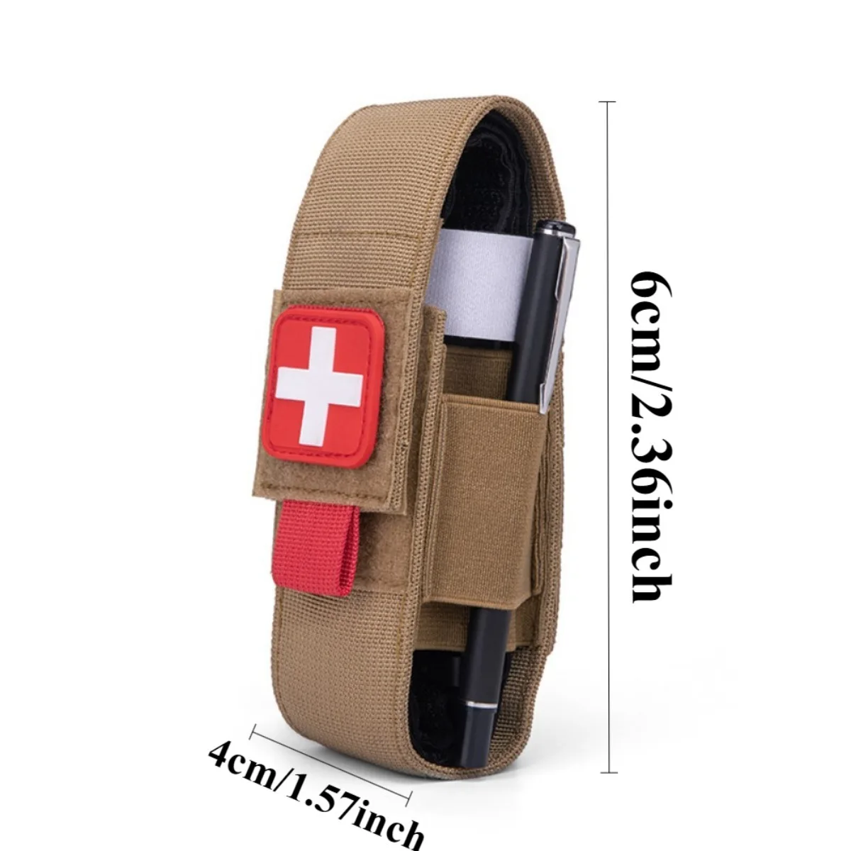 Multi-Tool Storage Backpack Accessory Set Outdoor Scissor with Protective Case Tourniquet and Flashlight Bag