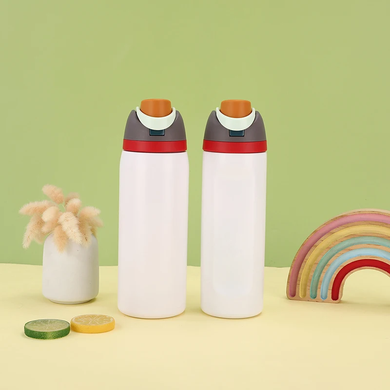 32oz Insulated Stainless Steel Free Sip Water Bottle with Straw for Sports and Travel, BPA-Free, 32oz O Walas Water Bottle