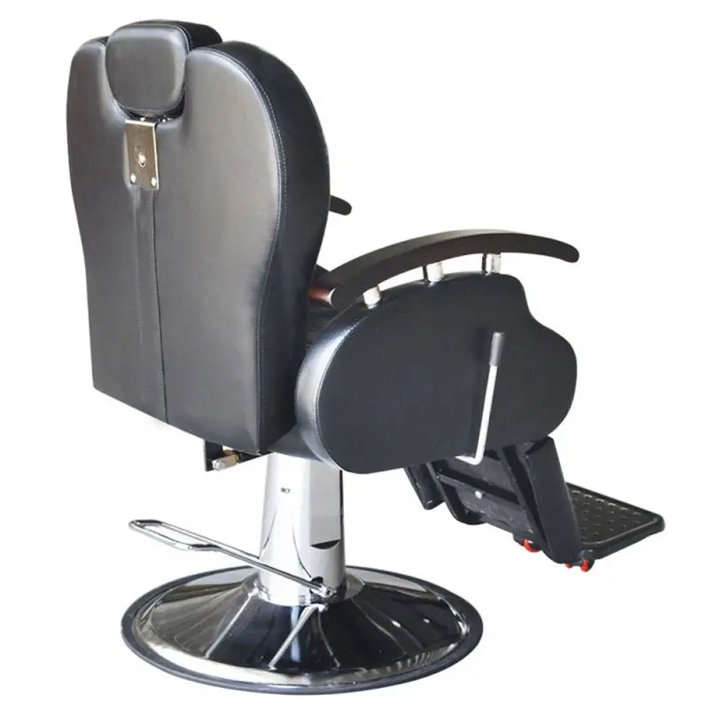Black and Gold Hair Equipment Beauty Hairdressing hairdressing furniture Barber Chair Salon Furniture Synthetic Leather 1pc