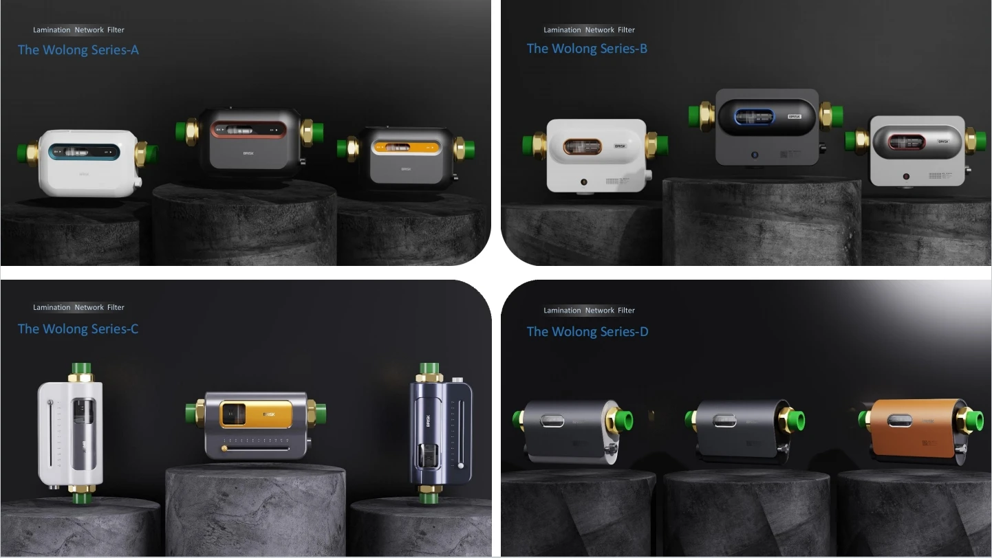 Manual water prefilter sediment 40 micro water pre filter for home aqua pre filter with dual filtration mesh