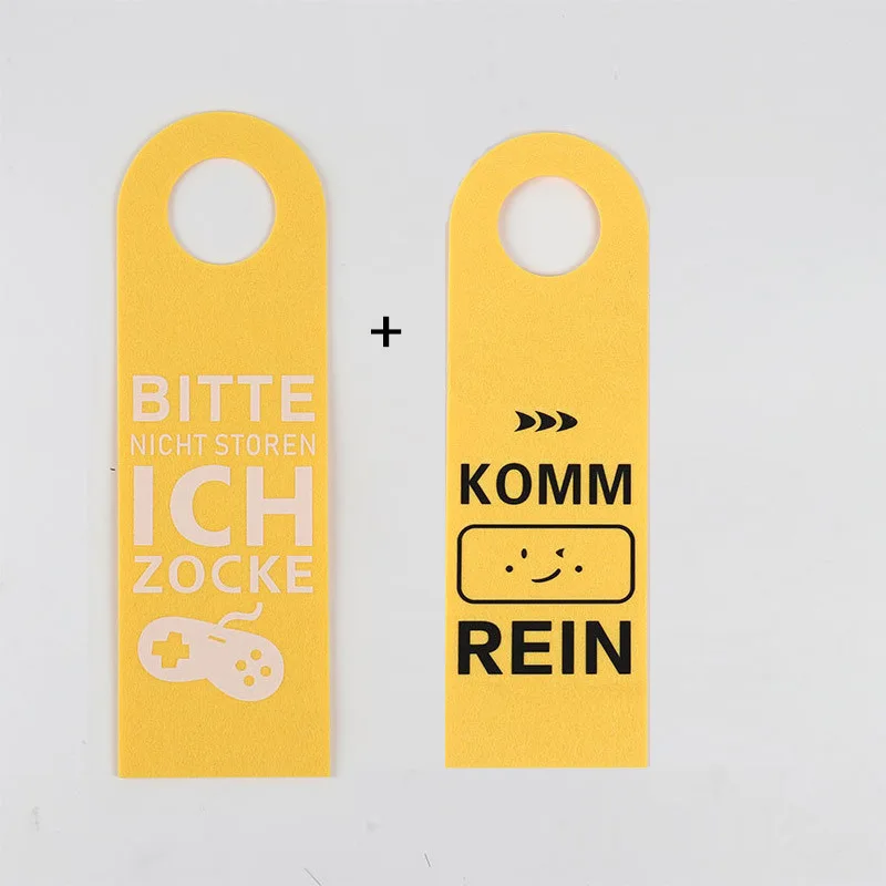 Wholesale Do Not Disturb Door Sign Please Clean Up Double-Sided Hanging Sign Hotel Guest Room Door Do Not Disturb Prompt Sign