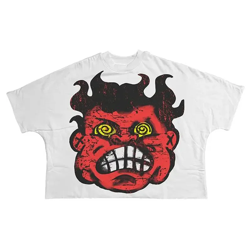 Мужская укороченная Футболка с принтом