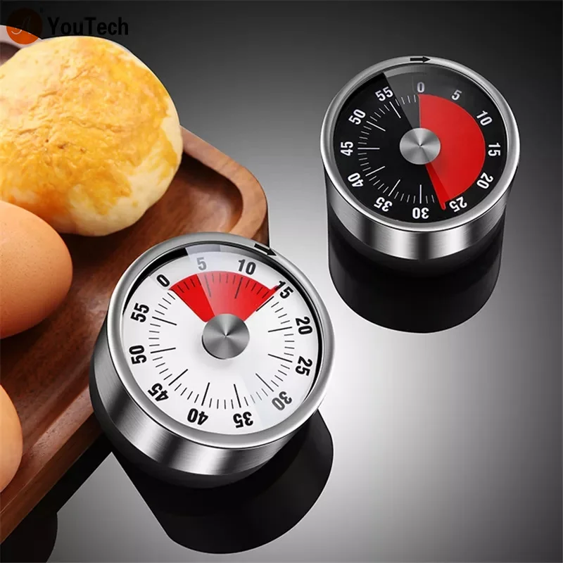 Magnet Adsorption Kitchen Timer Mechanical Alarm Clock Cooking Study Egg Reminder Countdown Timer Kitchen Gadget Accessories