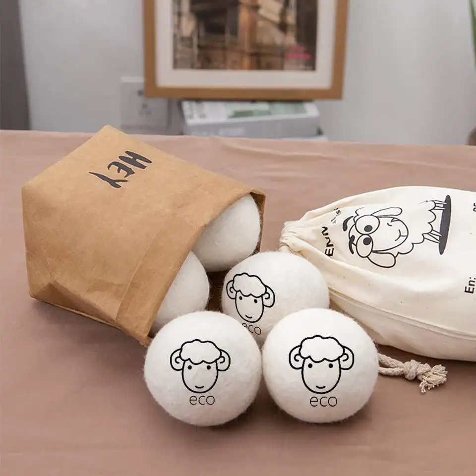 7cm Wool Dryer Ball Top Selling Products 2025 Trending Hot Sale Compostable Wool Dryer Ball
