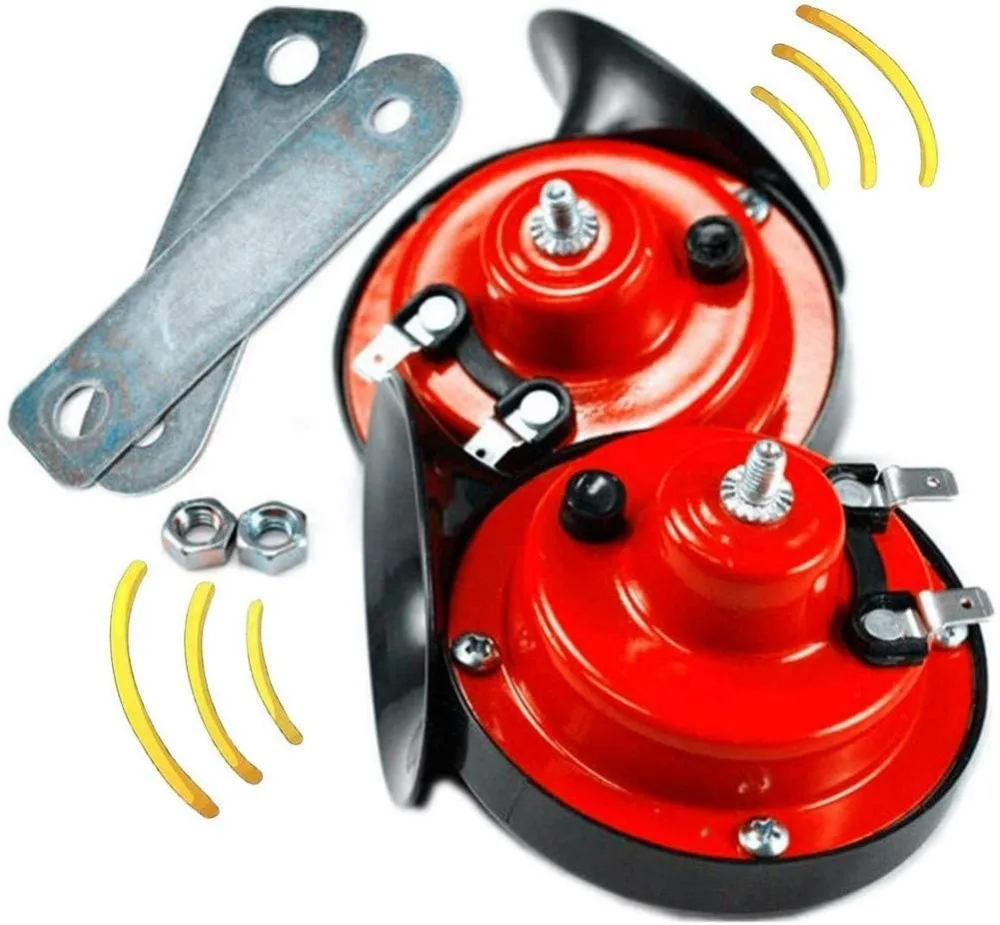 RTS Wholesaler Supplier Super 300 DB Train Horn for Trucks Car Styling 12V Electric Snail Horn Air Horn Raging Sound