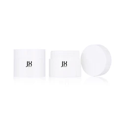 Wholesale 5 10 20 30 50 ml double wall plastic cosmetic jar empty lip scrub container face cream jar with screw lid