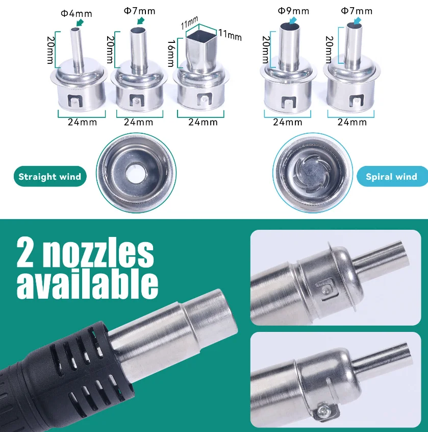 Soldering Station Yihua 959d I Nozzles Storage Install Disassemble Easily Hot Air Gun Desoldering Smd Rework Soldering Station