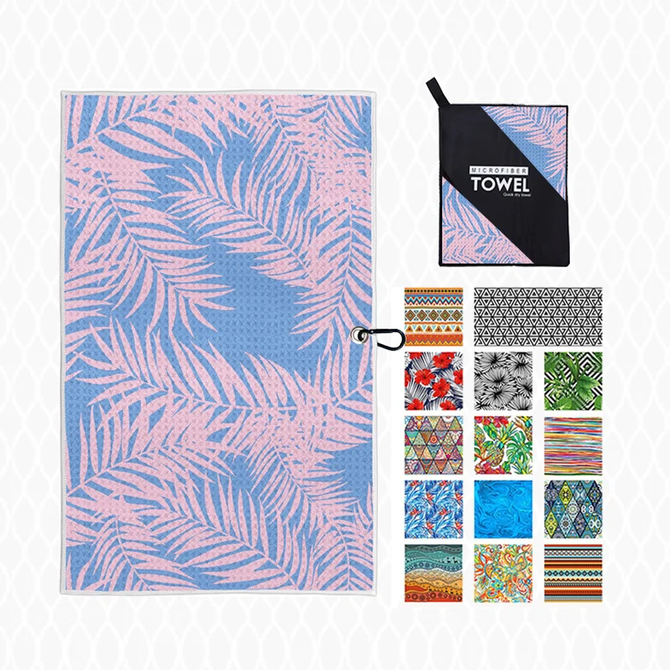 Digital Printing Beach Towels Recycled Polyester Fast Drying Beach Towel