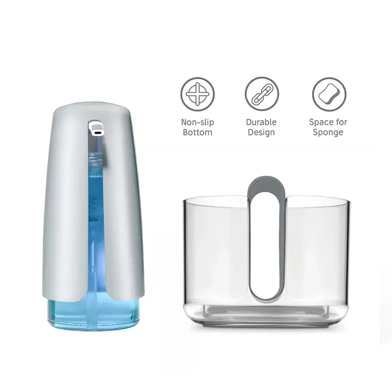 Masthome High quality plastic hotel  toilet  hand liquid foaming manual Soap Dispenser Bottle Set for Bathroom