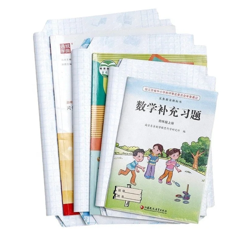 Лидер продаж 2024 10 листов/рулон экологически чистые Водонепроницаемые самоклеящиеся обложки для книг A4 канцелярские принадлежности школьных принадлежностей