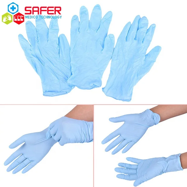 
black nitrile gloves 