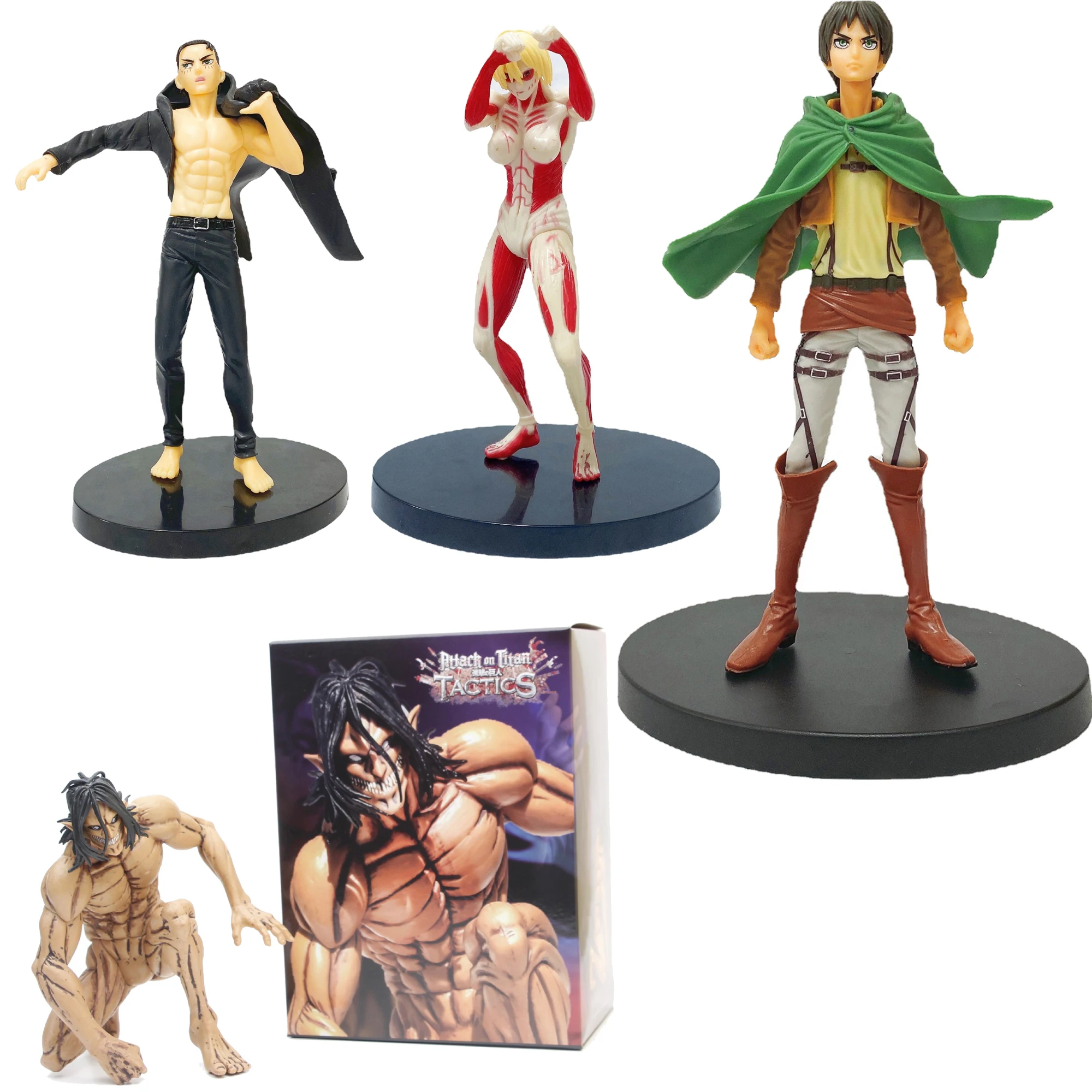 9 Styles 18cm Shingeki No Kyojin The Armored Titan Anime Figure Toy Figurine Doll Toy