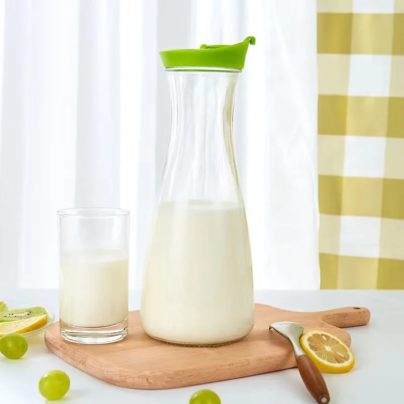 Best Price Wholesale High Quality Glass Water Pitcher Water Carafe With Lid