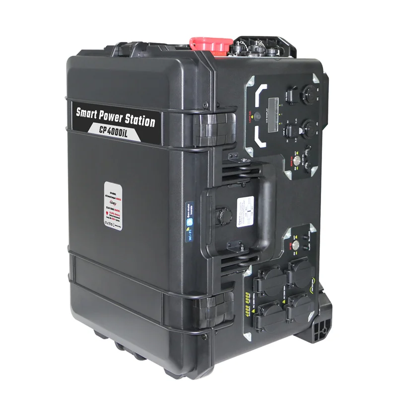 4kW Powerful Efficient Energy Storage Replaceable Battery Solar Generator for Continuous Power