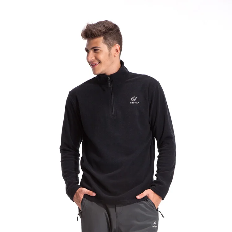 Индивидуальная мужская хлопковая Высококачественная уличная флисовая куртка с воротником-стойкой