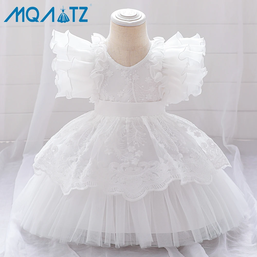 MQATZ Wholesale Summer Girl Formal Dresses Puffy Baby Frock Party Wear 2 Years Girl Birthday Dress