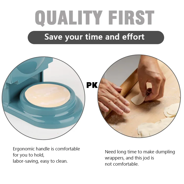 Baking Pastry Empanada Makep Tool Dumplings Press Wrapper Maker Mold Manual Dumpling Maker DIY Small Home for Home 2 in 1 200g