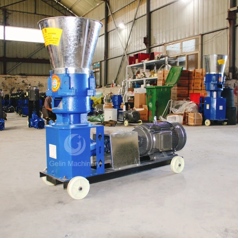 Direct selling small household pelletizer animal pellet Straw soybean meal feed pellet machine