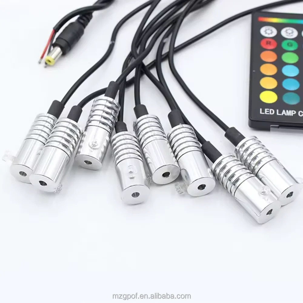 New Dc 12V 1.5W Mini Led Red Light Illuminator For 3/5/6/8/10Mm Side Glow Fiber Optical Lamp Led Illumination Fiber Optic Light